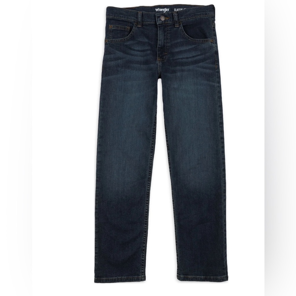 Wrangler® Boys Straight Fit Denim Jeans, Sizes 12 Regular